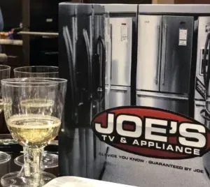 joe's tv & Appliance fridge logo